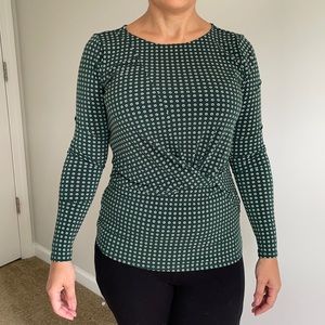 ANN TAYLOR - Green Top- Size XS